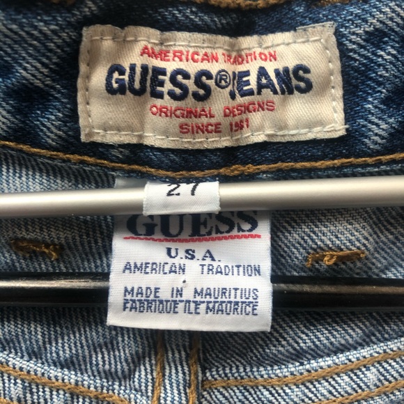 Vintage Guess Jean Shorts - Picture 7 of 8